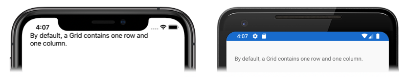 默认网格布局 默认网格布局的屏幕截图