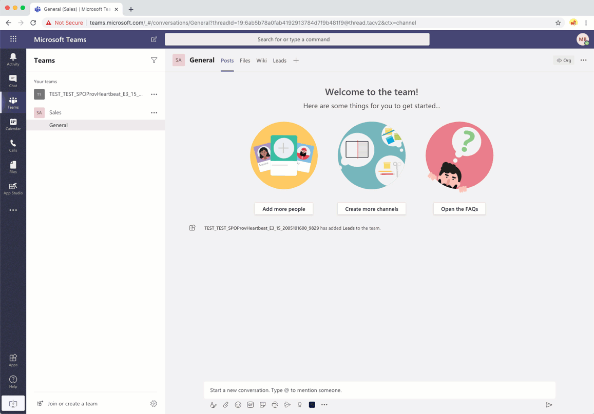 SharePoint 框架 Webp 部件作为消息传递扩展公开
