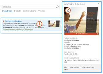 用于控制搜索结果显示方式的显示模板