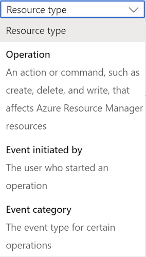 显示如何在“活动日志”页上筛选事件的屏幕截图。