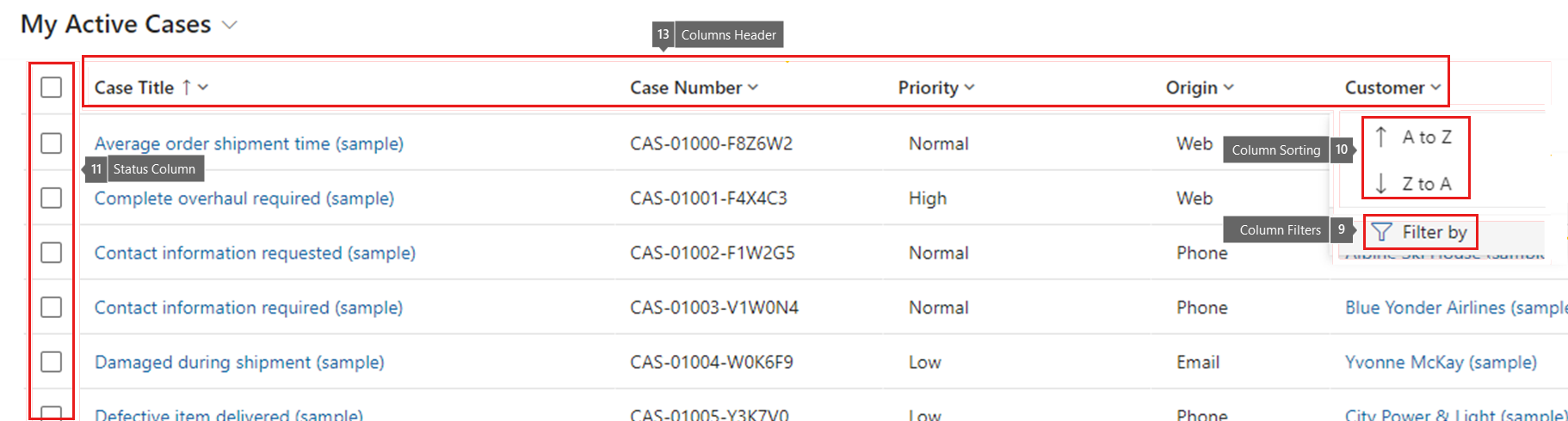 包含术语 9、10、11、13 的页面的屏幕截图。