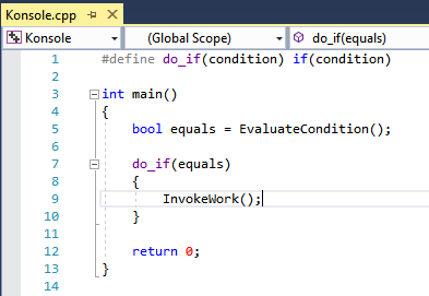 屏幕截图显示标记分析程序跳过了函数定义。