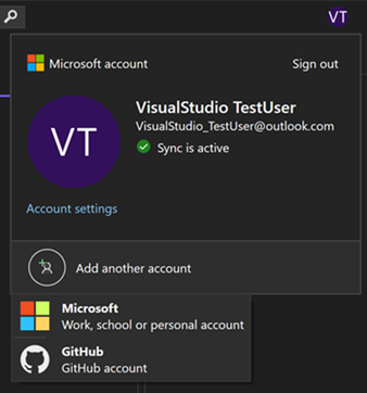 添加企业托管用户的屏幕截图。