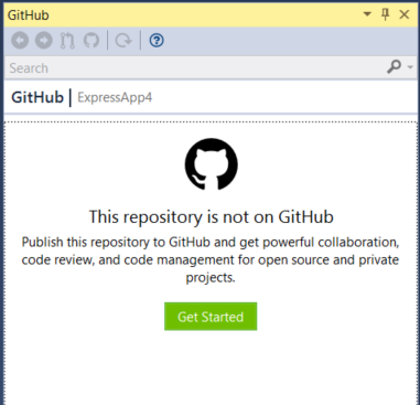 打开 GitHub 窗口