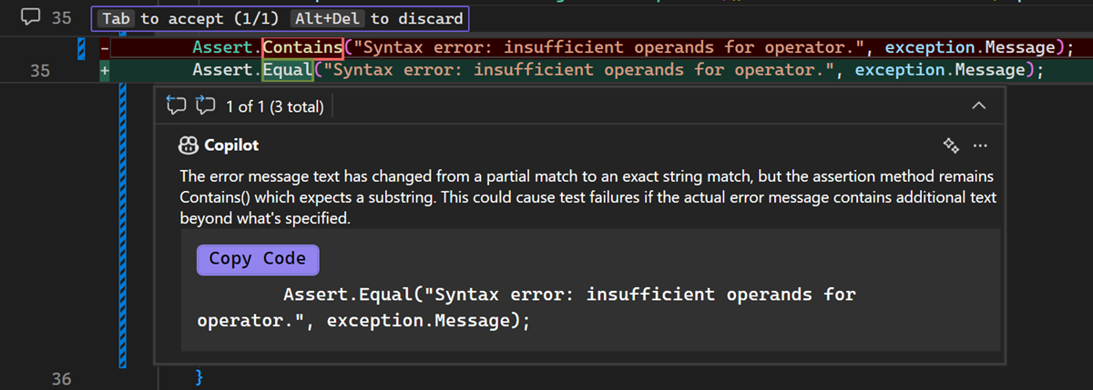 基于本地代码评审注释生成代码建议