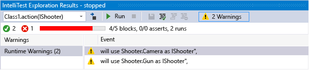 查看警告的屏幕截图。