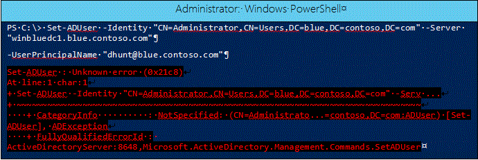 显示未知错误的屏幕截图。