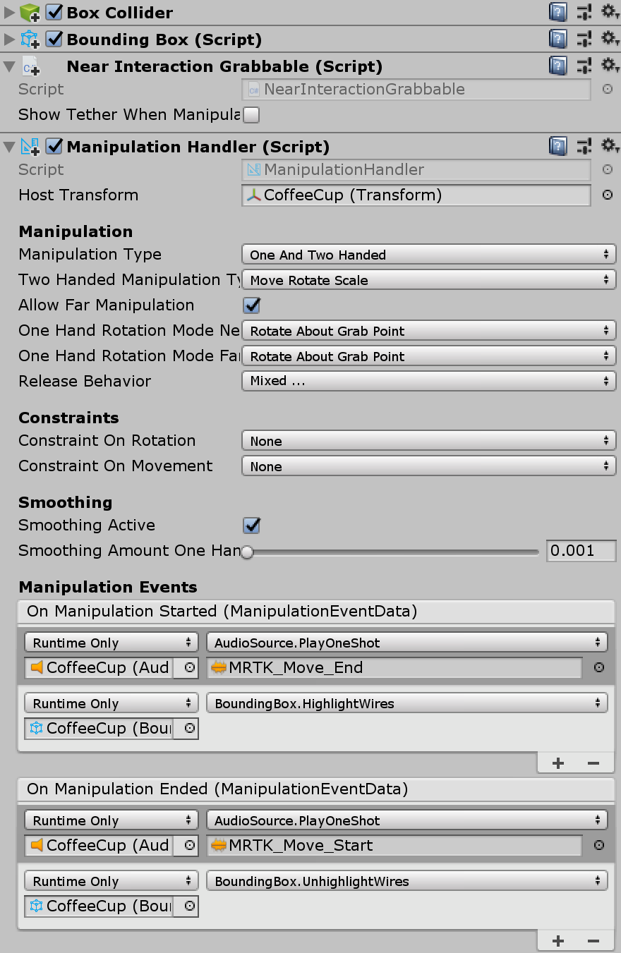 Manipulation Handler