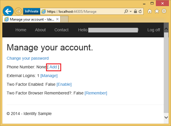 新增電話號碼連結的影像