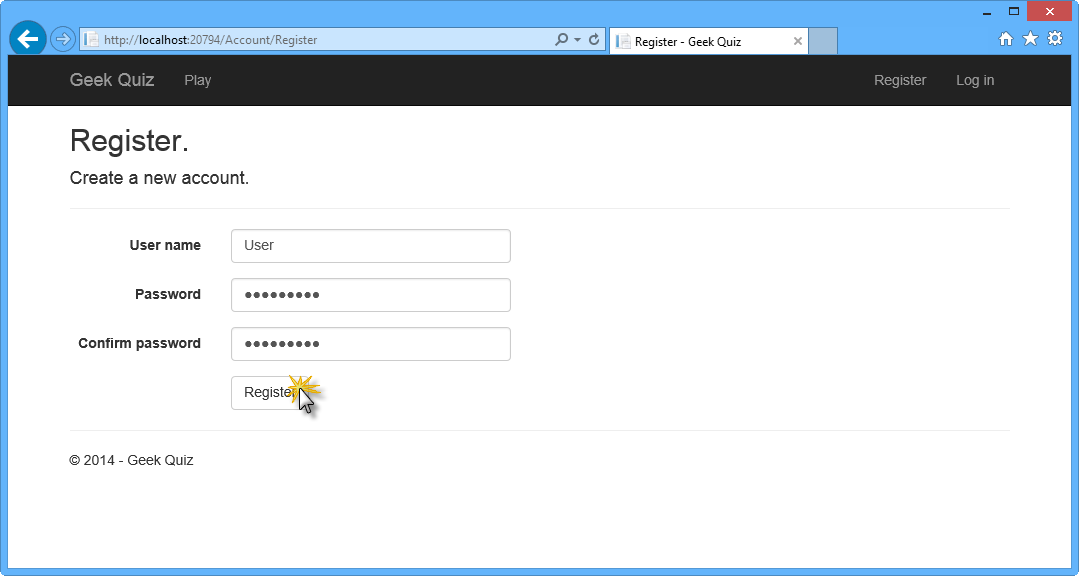 註冊頁面 註冊頁面