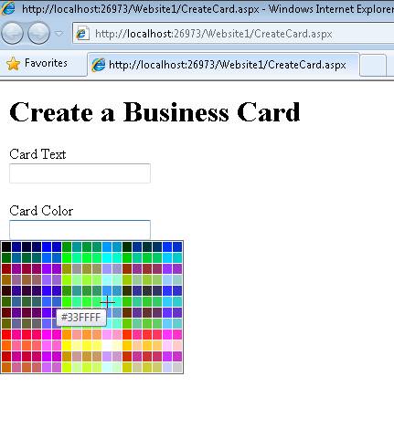 ColorPicker 控制項擴充項