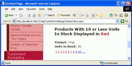 對於庫存足夠大單位的產品，不會套用任何自定義格式設定