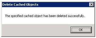 顯示確認訊息的螢幕快照。