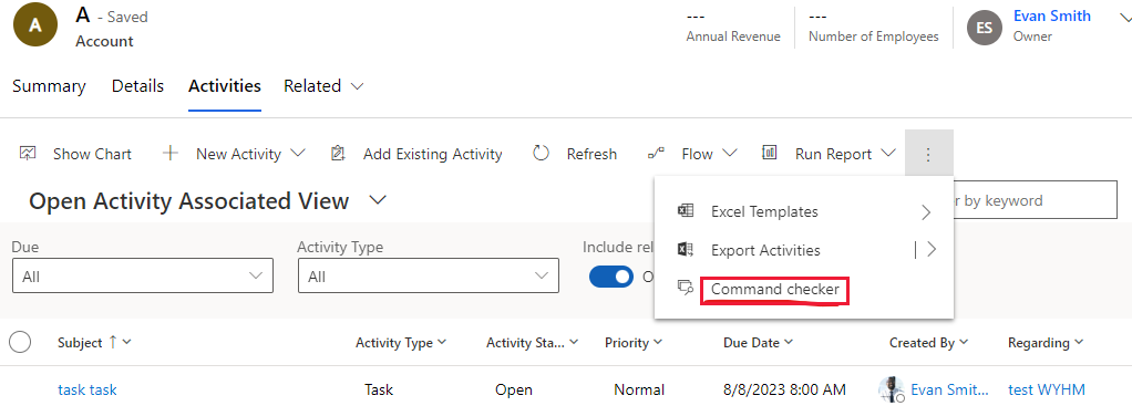 啟動命令檢查器
