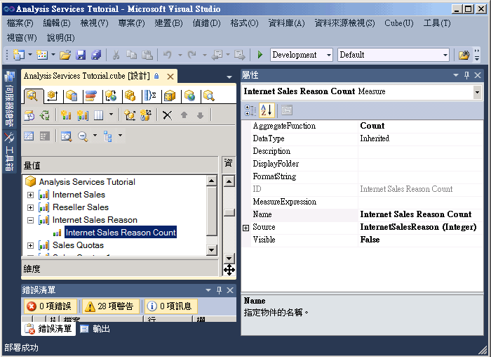 網際網路銷售原因計數量值的屬性