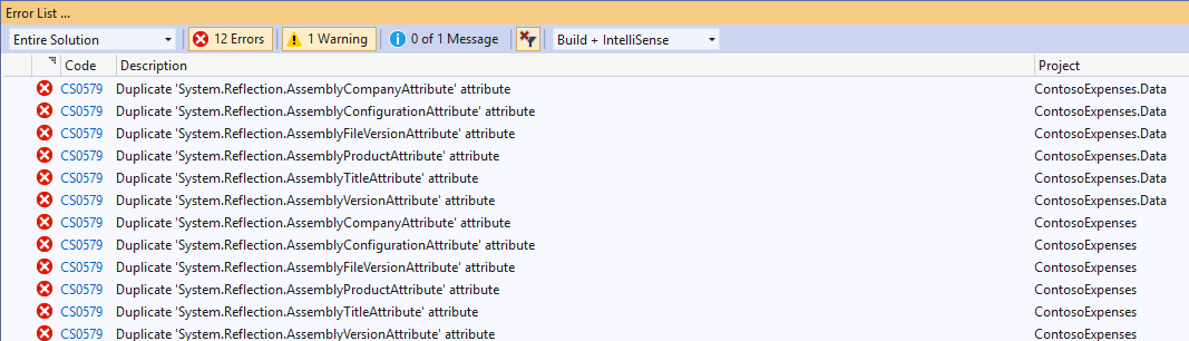 .NET Core 3 的編譯新錯誤